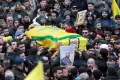 Pemakaman Komandan Elite Hizbullah yang Tewas Dalam Serangan Udara Israel