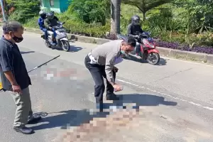 Tabrak Pembatas Jalan, 2 Pemotor Tewas di Bogor