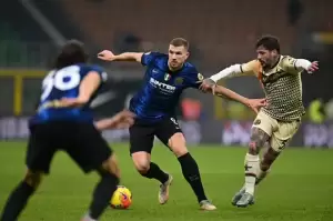 Inter Kalahkan Venezia, Edin Dzeko: Pertandingan Tersulit Musim Ini