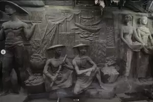 Relief di Basement Gedung Sarinah Selesai Direstorasi, Ini Penampakan Harta Karun Soekarno