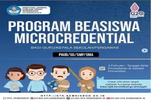 Kemendikbudristek Buka Beasiswa Microcredential untuk Guru, Kepsek, dan Pengawas
