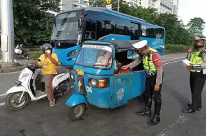 Sepekan Operasi Keselamatan Jaya, Polisi Tindak 462 Pelanggaran di Jakarta Utara