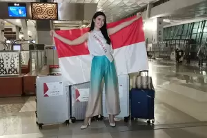 Carla Yules Kembali Berlaga di Miss World, Berangkat ke Puerto Rico Hari Ini