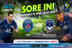 Live Streaming RCTI+, PSG vs Bordeaux: Pelampiasan Les Parisiens