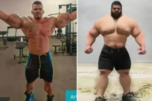 Sajad Gharibi Hulk Iran Ditantang Romario Hulk Brasil: Aku Penggal Kepalamu!