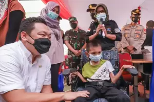Ratusan Penyandang Disabilitas di Jakarta Utara Ikuti Vaksinasi Booster