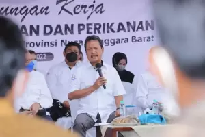 Genjot Pertumbuhan Ekonomi, Menteri Trenggono Akan Bangun Tambak Udang Terintegrasi di Sumbawa