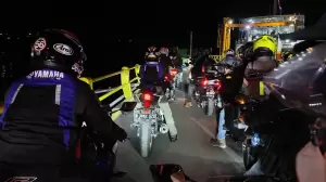 Terobos Bali-Lombok, Rombongan Yamaha  Jadi Saksi Antusias Penonton MotoGP Mandalika