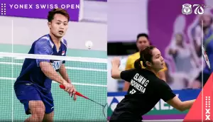Hasil Swiss Open 2022: Dilibas Wakil Singapura, Akbar/Gischa Kandas di Babak Pertama