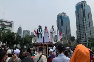 Aksi Bela Islam 2503 di Kawasan Patung Kuda Tak Ada Penutupan Jalan