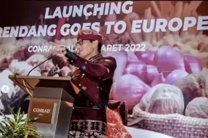 Sandiaga Uno Ungkap Alasan Launching Rendang Goes to Europe Digelar di Bali: karena Representasi Pusat Pariwisata