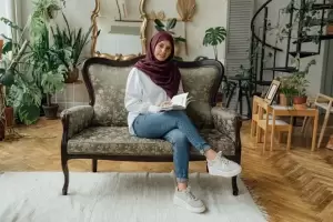 OOTD Hijab Simple Kekinian untuk Kumpul Bareng Keluarga