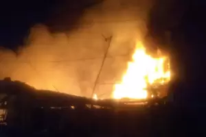 Malam Lebaran, Rumah Warga di Tanjung Priok Ludes Terbakar