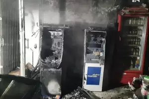 Korsleting Listrik, 2 ATM di Cipayung Terbakar Kerugian Rp500 Juta