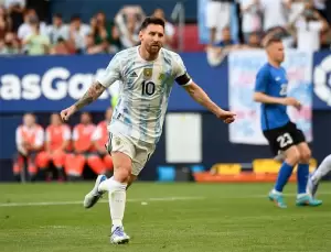Hasil Argentina vs Estonia: Albiceleste Menang Besar, Lionel Messi Cetak Quintrick