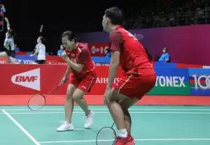Rinov/Pitha Pantang Lengah Lawan Duo Thailand di Semifinal Malaysia Masters 2022