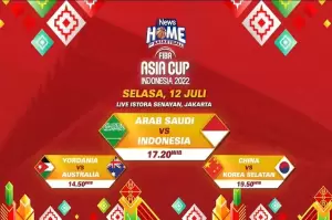 Saksikan Live Hanya di iNews: Indonesia vs Arab Saudi di Laga Perdana FIBA Asia Cup 2022, Sore Ini