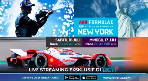 Ini Link Live Streaming Formula E 2022 di RCTI Plus, Sabtu-Minggu (16-17/7/2022)