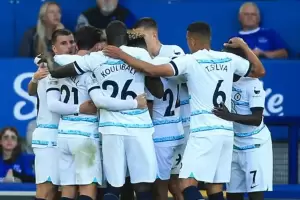 Everton vs Chelsea: Gol Penalti Jorginho Bawa The Blues Unggul di Babak Pertama