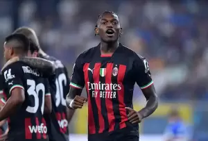 Hasil Sampdoria vs AC Milan: Rafael Leao Kartu Merah, Rossoneri Menang Tipis 2-1