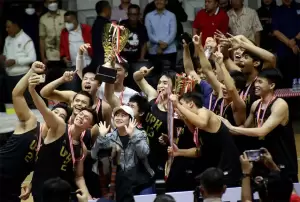 Tim Basket UPH Jakarta Juara Turnamen Puan Maharani Cup