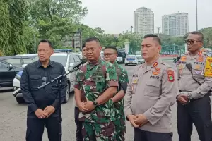 TNI-Polri Solid Jaga Keamanan Jakarta, Pangdam Jaya: Terima Kasih Kapolda Metro dan Jajaran