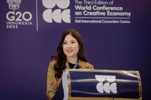 Bicara di Forum Ekonomi Kreatif Internasional, Wamenparekraf Angela Dorong Pemulihan Global