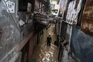 Soal Banjir Jakarta, Anies: Hujannya di Atas 110 Milimeter/Hari
