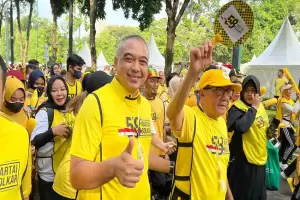 10 Ribu Kader Meriahkan Jalan Sehat, Zaki: Kader Golkar DKI Solid Menuju 2024