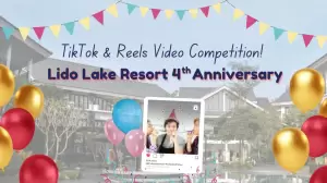 Wuiiih! Kompetisi TikTok & Reels Video Lido Lake Resort Berhadiah Voucher Menginap. Begini Caranya.