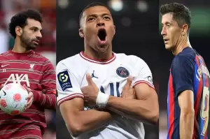 Top Skor Sementara Liga Champions 2022-2023: Mbappe Teratas, Salah dan Lewandowski Mengancam