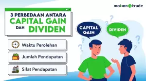 Tips MotionTrade: 3 Perbedaan antara Capital Gain dan Dividen