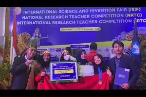 Siswa Madrasah Raih Emas di Ajang International Science and Invention Fair 2022