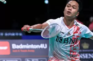 Hasil Bright Up Cup 2022: Bungkam Ng Tze Young, Anthony Ginting Juara Grup A