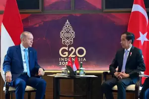 Jokowi Bertemu Erdogan di KTT G20, Ini yang Dibicarakan