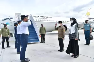 Bertolak ke Kalbar, Wapres Hadiri Silaturahmi Saudagar Muslim se-Indonesia