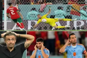 Spanyol Berlatih 1.000 Tendangan Penalti Tapi Dipermalukan Maroko