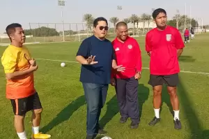 Main Bola Bareng WNI di Qatar, Erick Thohir Jagokan Lionel Messi dkk Juara Piala Dunia 2022