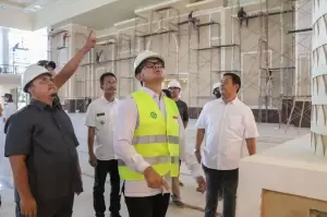 Tinjau Pembangunan Masjid Agung, Ketua DPRD Kota Bogor Berharap Awal Tahun Bisa untuk Salat