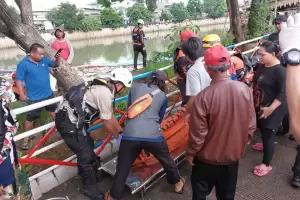 Pemuda Tenggelam di Kali Cengkareng Drain Ditemukan, ini Kondisinya