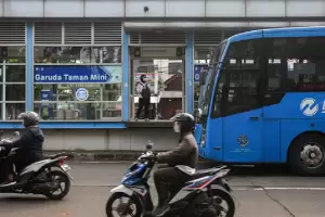 Jadi Lokasi Malam Puncak Tahun Baru, Transjakarta Tambah 9 Armada Bus Rute TMII