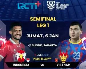 Link Live Streaming Indonesia vs Vietnam di Semifinal Piala AFF 2022: Gratis di RCTI Plus