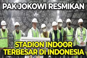 Jokowi Resmikan Indoor Multifunction Stadium Terbaru di Kompleks GBK