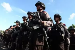Kawal Unjuk Rasa Ribuan Buruh Hari ini, 1.110 Personel Polri/TNI Dikerahkan