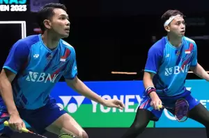 Hasil Malaysia Open 2023: Fajar/Rian Tembus Partai Final