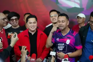 Erick Thohir Jadi Caketum PSSI, Raffi Ahmad: Beliau Punya Nyali Benahi Sepak Bola Indonesia