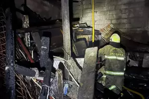 Set Top Box Meledak, Rumah di Warakas Tanjung Priok Ludes Terbakar