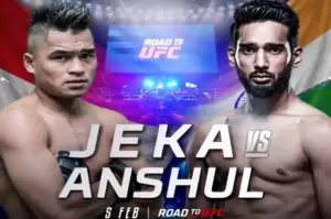 Final Road to UFC Jeka Saragih vs Anshul Jubli, Antara Sejarah dan Pertahankan Rekor Tak Terkalahkan