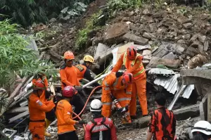 BNPB Relokasi Warga Korban Tanah Longsor Bogor ke Pamoyanan