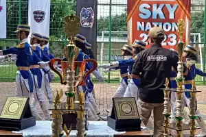 Puluhan Tim Paskibra SMA dan SMP se-Jabodetabek Perebutkan Piala Ketua MPR
